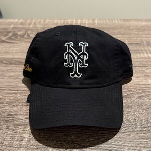 Aime Leon Dore Black Cap with Gold Embroidery.